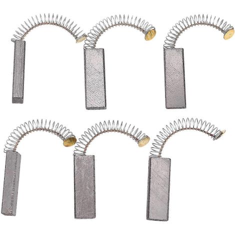 Lot de 6 balais de charbon pour moteur de perceuse électrique (32 mm x 11 mm x 6 mm) - Pièce de rechange jn (1/5)
