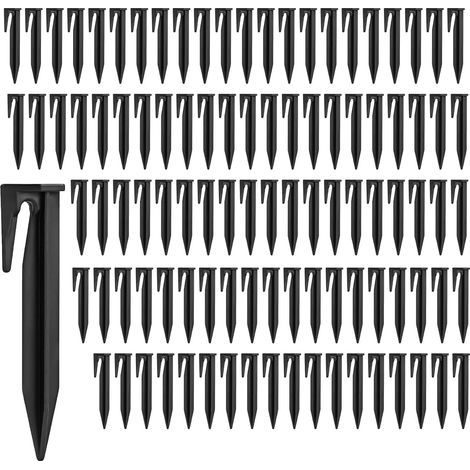 Lot de 100 piquets d'ancrage pour tondeuse robot Gardena, Worx, Bosch (1/5)