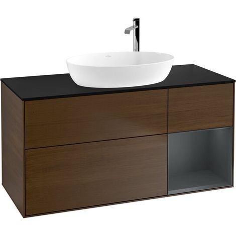 Villeroy & Boch F952HGGN Meuble sous-lavabo Finion F95 (1/2)