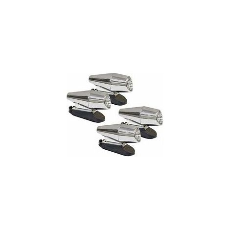 Wildlife Warning Whistles, Ultrasonic Wildlife Warning Devices, Wildlife Collision Prevention, Wildlife Warning Devices for Cars, Trucks, Motorcycles, Silver (1/5)