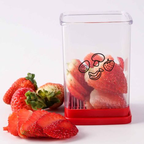 Cortador rápido Speed Cup – ABS y acero inoxidable, 75 x 75 x 105 mm – Multifuncional y fácil de limpiar para frutas y verduras. (1/5)