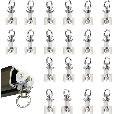 20 x Pergola Curtain Rail Hooks for Windows (1/5)