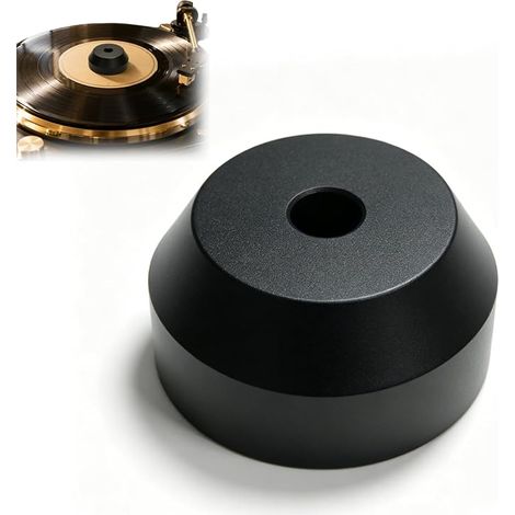 45 RPM Adapter for 7 Inch Vinyl Records, Solid Aluminium (1/5)