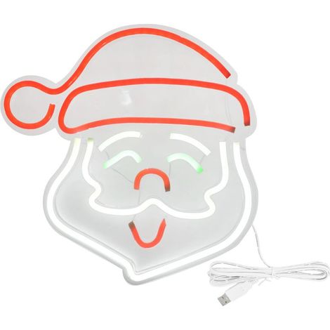 LED neon Santa Claus lamp, artistic wall decoration for bedroom, birthday party, bar, club (1/5)