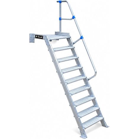 Escalera para Altillo con Plataforma ALT 60° de 7 Peldaños