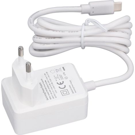 Adaptateur d'alimentation USB Type C, Technologie GaN 27W, 5.1V, 5a, 9V, 3a, 12V, 2, 25a, 15V, 1, 8a, avec Sorties Multiples Prise UE AC 100 à 240V (1/5)