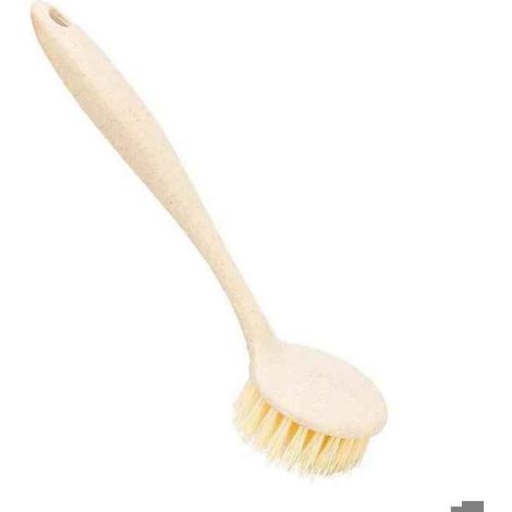 Xgnvpy brosse de nettoyage à Long manche multifonctionnelle casserole évier plat bol outil de lavage élimination des - Creamy-white (1/4)