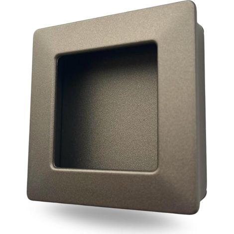 NAVARRO AZORÍN Poignée Encastrée Ronde RECESSED En Zamak, Design Élégant Fabriqué En Espagne, Ronde, Idéale Meubles, Tiroirs, Cuisines Et Salles De Bain (Bronze Alpha) (1/5)