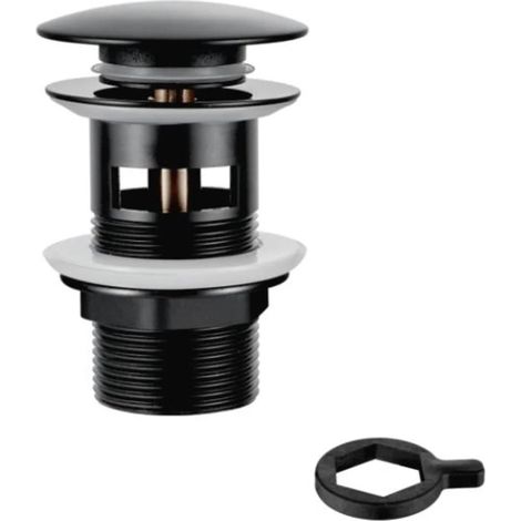 Schwarzes Click-Clac-Ventil für IBERGRIF M20502B Waschbecken