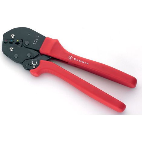 Pince à sertir les cosses préisolées rouges/bleues/jaunes (0,25 à 6 mm²) (MLL1)
