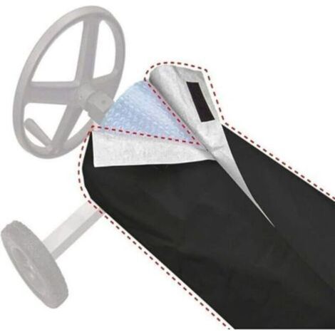 Housse de Protection pour Enrouleur Solaire pour Piscine, Housse de Protection pour Couverture Solaire pour Piscine, Housse de Protection pour Enrouleur pour piscines, Enrouleur Solaire,(490X96) (1/4)