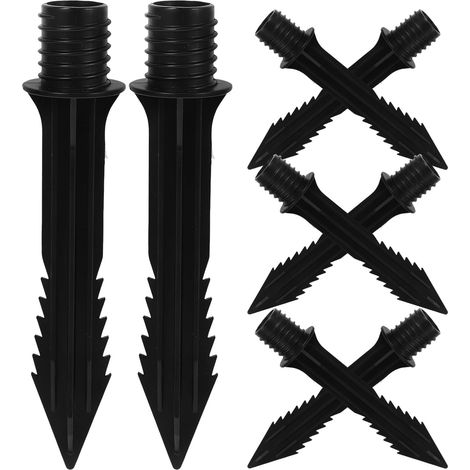 8-Piece Replacement Stake Set for Outdoor Solar Lights for Garden and Driveway (1/5)