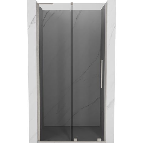 Mexen Velar L puertas de ducha correderas 90 cm, grafito, níquel cepillado - 871-090-003-41-97 (1/5)