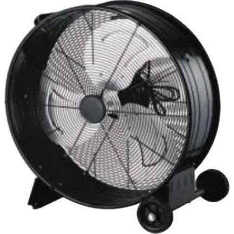 DCG ventilateur de sol industriel haute vitesse   60 cm 240W 3 vitesses 3 pales me'talliques noir