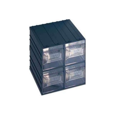 Terry 1000022 Vision 17 Cassettiera 4 Cassetti Organizer Utensili Impilabile colore Verde (1/2)