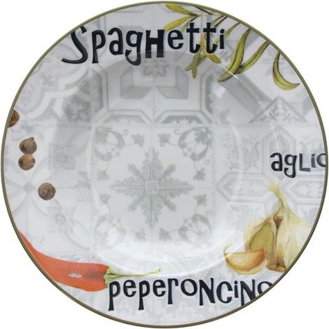 6 Piatti per Pasta 29 Cm - Spaghetti - Tognana