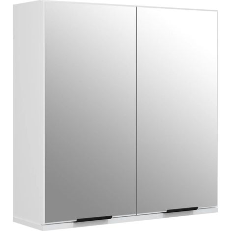 Bathroom Mirror Cabinet White 64x20x67 cm vidaXL