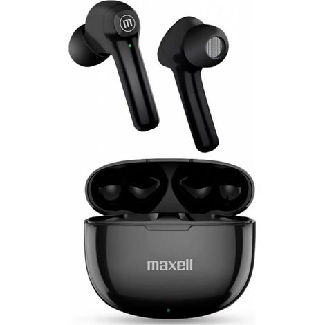 Auriculares inalámbricos Maxell Dynamic+ con estuche de carga Bluetooth negro (1/3)
