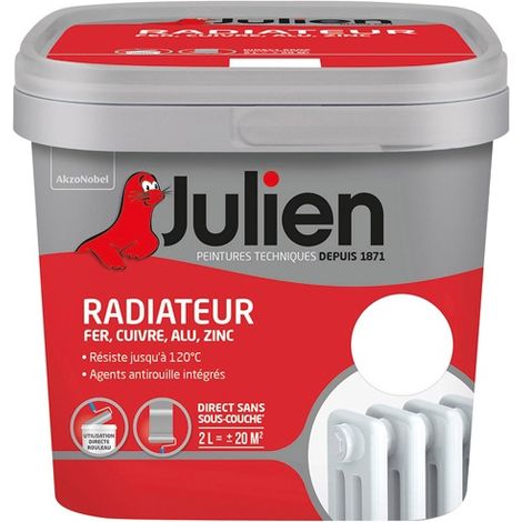 Julien Heizkörperfarbe Weiß Satinierte Oberfläche
