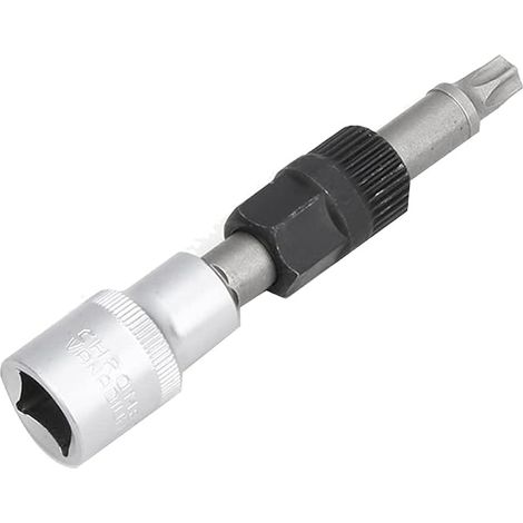 Foret à Douille de Poulie D'Alternateur T50 avec Outil à 33 Clé à Douille pour Extracteur de Boulon Central de Poulie D'Alternateur (1/5)
