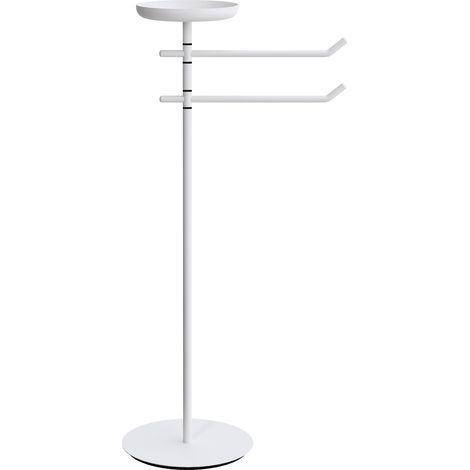Lineabeta - Lampe sur pied avec 2 porte-serviettes et plateau (1/2)