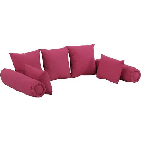 Maison Exclusive - Set di Cuscini 7 pz in Tessuto Rosa (1/5)