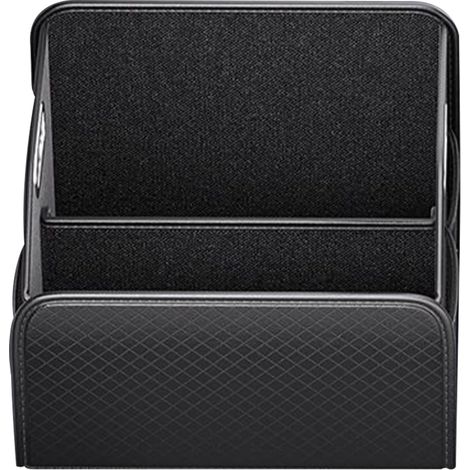 Organiseur de coffre - Sac de coffre de voiture - Boîte de rangement pliable pour voiture - 32 cm - En cuir synthétique - Grande capacité - Poignées robustes pour les voyages, les voyages en voiture (1/5)