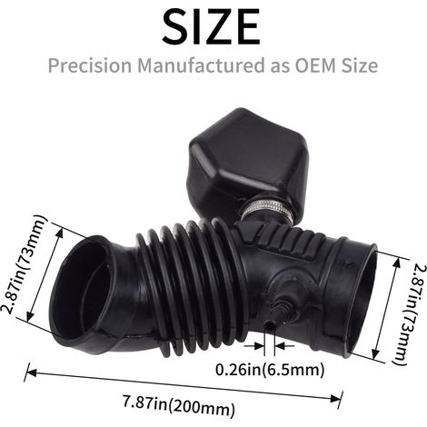 28130-2H100 Engine Intake Hose is suitable for 2007-2012 Hyundai Elantra 2.0L sedans. (1/4)
