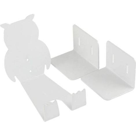 Support Mural Robuste Alliage Aluminium Rangement Mural Gain de Place pour Route Pliant et Garçon Fille Équipement Cyclisme Blanc
