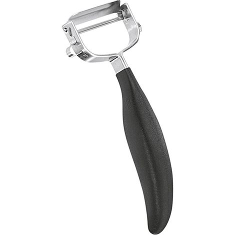 Gefu Universalschäler Schwarz ergonomische Edelstahlklinge (1/4)