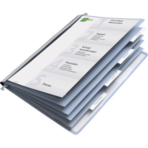 Durable Fascicolo personale 2554 255406 Numero di suddivisioni:5 Blu 1 pz. (1/5)