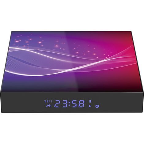 H10 Internet-TV-Box für Android 10.0, 6K-Bildqualität, 4K-Hochauflösungs-H616-Prozessor, AC100-240V-Netzteil (EU-Stecker 4+32) (1/5)