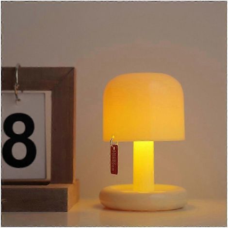 Mini lámpara LED portátil recargable por USB para escritorio, estilo atardecer nocturno, multifuncional, ideal para la temporada escolar. (1/5)