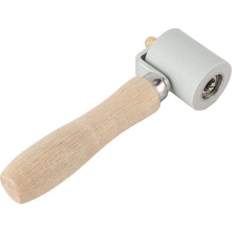 Outil de test de joint en silicone avec roulement ergonomique détachable pour ruban de toiture en PVC, gris, largeur 45 mm/1,8 po