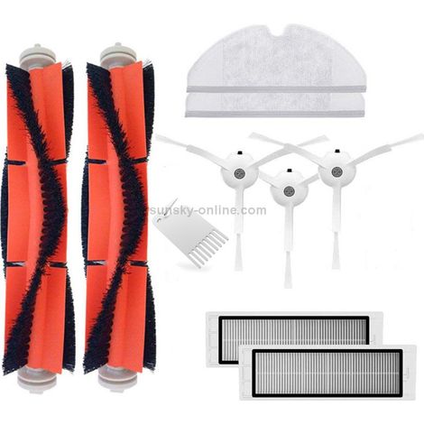 Cepillo principal, cepillos laterales con filtro HEPA para el juego de accesorios de aspiradora Xiaomi Mi Robot Roborock S50 S51 Roborock 2 (1/4)
