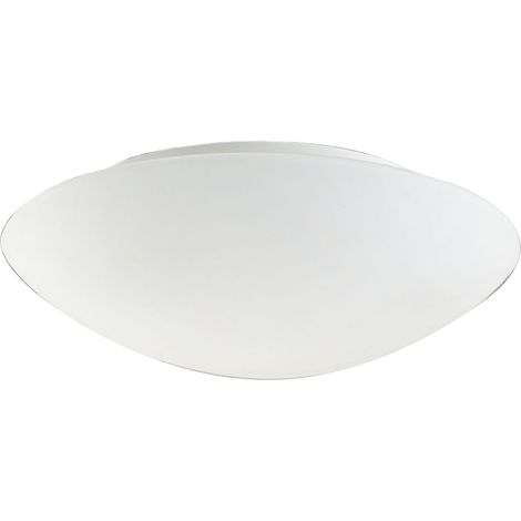 Plafonnier Moderne Pandora Led En Métal Et Verre Soufflé, 36 Cm, 24 W, 2950 Lm, 3000 K, Dimmable Avec Coupure De Phase, Blanc - Ip20 Classe 1 (1/3)