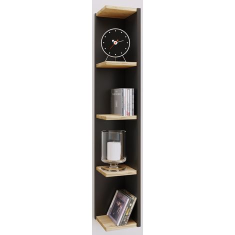 Scaffale in legno per scaffale Corner Rack Honsa 97x15x17 - VCM