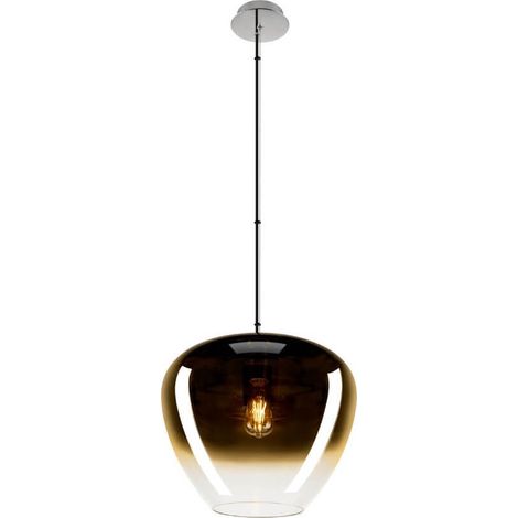 Suspension PANTILO CONVEX 40 intérieur L150 cm E27 40W or - SLV - 1007877 (1/3)