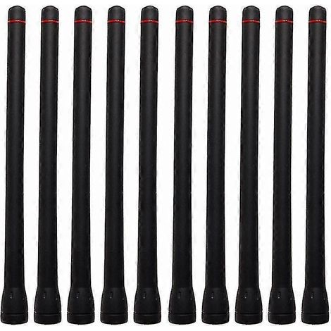 Lot de 10 antennes VHF SC55V pour radios ICOM IC-F1000, F16, F33G, F3026, F14, F15S, F3002, F3021, F3063, F3161, F70 et IC-V88/F3202D