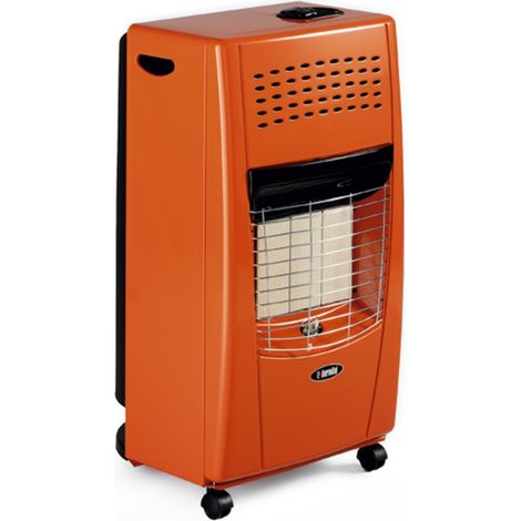 Bartolini Estufa De Gas GLP Bella I Color 405 Naranja 4200W Piezoeléctrica Portátil