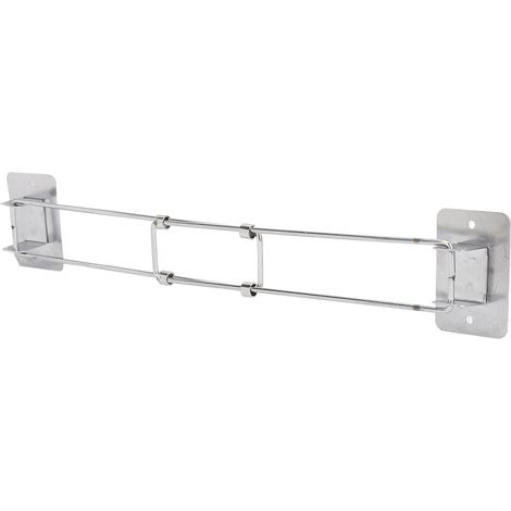 Barre de rangement d'angle de douche pour camping-car, 195 à 345mm, barre de rangement réglable en acier inoxydable, support de salle de bain, tige de protection pour remorque Yacht. (1/4)