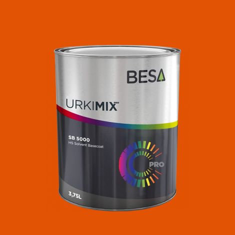 Pot de peinture Polyuréthane / bi composant Orange Pur RAL 2004  Mat - 250 gr
