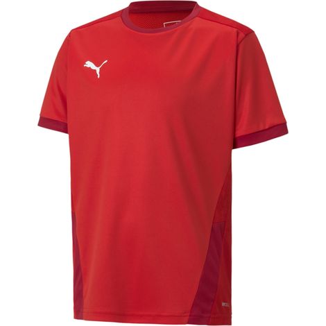 T-shirt da ragazzo Puma Teamsport rossa 70416001 taglia 152
