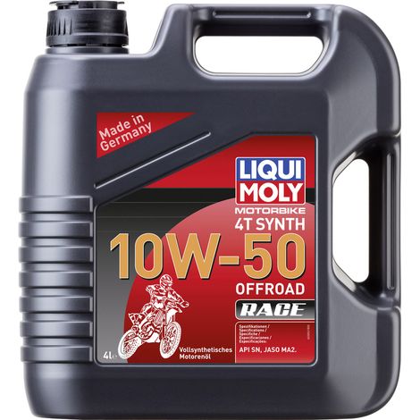 Motorölkanne liqui moly off road race 10w50 4t synth 4l für