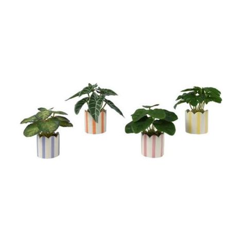 PLANTA ARTIFICIAL C/MACETA SURTIDA 7,5X16 CM
