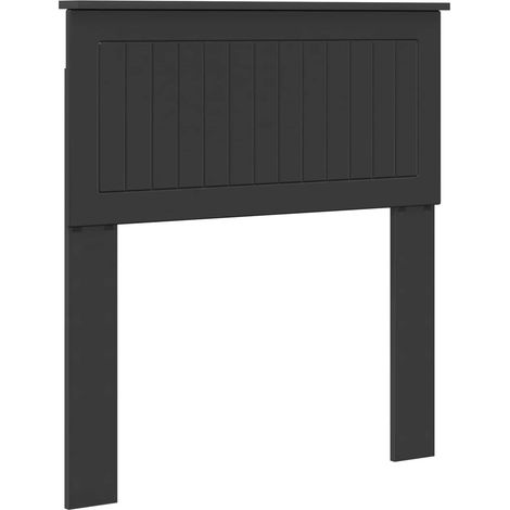 Tête de Lit Armoire de Tête de Lit - Chêne noir 80 cm Bois d'ingénierie fr22066 (1/5)