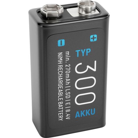 Absina Absina 300 9 V Block-Akku NiMH 270 mAh 8.4 V 1 St. (1/5)