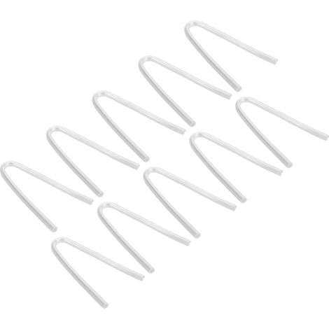 Lot de 10 tubes de rechange pour appareils auditifs, accessoire d'installation facile, tube en silicone préformé en forme de U (1/5)