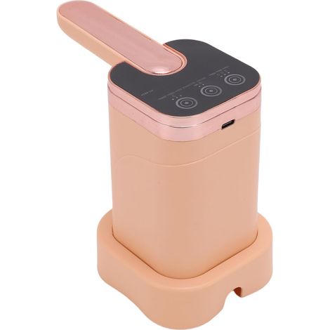 Portable Pump Bottle with Foldable Spout (Pink) (1/5)