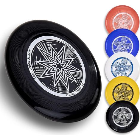 Disque volant ultime de 175 grammes, disque de sport, disponible en de nombreuses couleurs, idéal pour la compétition, le jeu en équipe, la plage, le parc, les animaux de compagnie, le camping et plus (1/5)